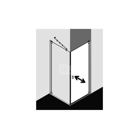 Kermi Drzwi wah. Raya 1KL 0780x 1850 730-760 SIMG ESG Clean