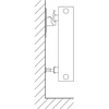 Ściana grzewcza Kermi Heizwand HHN Typ20 BH350x72x5000mm QN3230, weiß, 6bar, o. Abd, AB 12