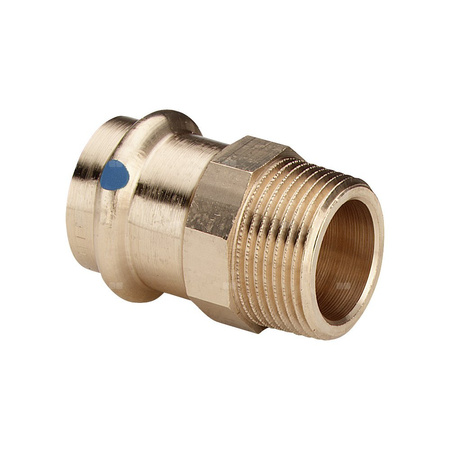 Złącze przejściowe VIEGA 2211LF, brąz / brąz, 42 mm x 1 1/4'' (mz x gz)