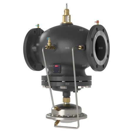 Zawór regulacyjny DANFOSS Żeliwo PN 16, pol. Kołnierz DN 150, natężenie przepływu 145 … 58m3/h od -10'C do 120'C, niezależny od ciśnienia