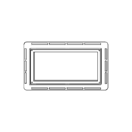 Ramka do zabudowy VIEGA 835023 (akcesorium) do podwieszanej miski WC tworzywo sztuczne chrom