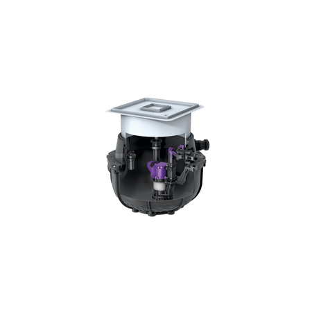 Przepompownia Aqualift S Compact Tronic GTF1200 do zabudowy z pokrywą pod płytki