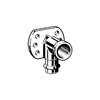 Uchwyt montażowy ścienny VIEGA 26255 brąz Gwint wewnętrzny x zz 1/2'' x 12mm