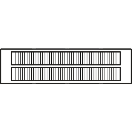 Konwektor Kermi Konvektor Typ32 BH280x133x3200mm QN4362, weiß, 6bar, m. Abd., AB Uni.