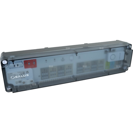 SALUS StartPack Premium RF - zestaw bezprzewodowego sterowania ogrzewaniem podłogowym z zarządzaniem przez Internet: KL08RF230V,  UG800, 4 x SQ610RF