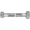 Wąż przyłączeniowy elastyczny FERRO z oplotem (stal), GW x GW, 1/2'' x 3/4'', długość 30 mm
