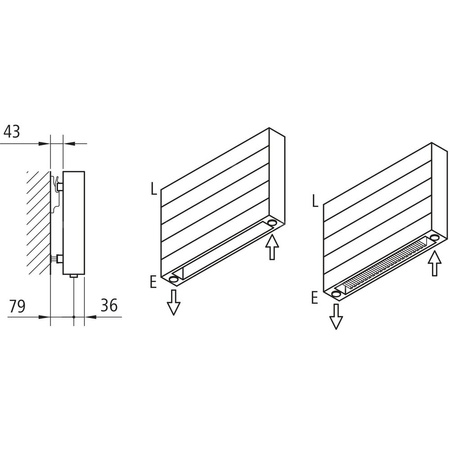 Grzejnik płytowy typ 22 KERMI HHN wym. 490 x 4400 mm, kolor biały, moc 6882 W