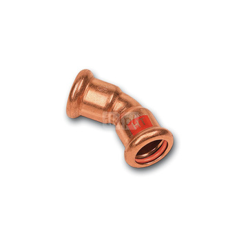 Łuk 45' SANHA Press Solar, miedź, 64 mm (zw x zw)