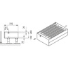 Konwektor Kermi Kon m. Str. Typ55 BH280x316x1200mm QN3444, weiß, 6bar, m. Abd., AB Uni.