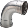 Łuk 90' VIEGA 2316LF, stal nierdzewna / stal nierdzewna, 64 mm (mz x mz)
