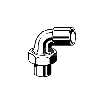 Złącze przejściowe VIEGA 94096 jednoczęściowy, brąz / brąz, 28 mm, 18 mm x 28 mm x 18 mm (lw x gw), 60 mm