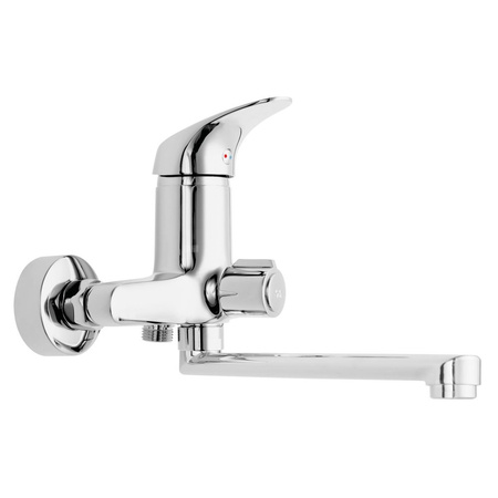 Bateria natryskowa ścienna FERRO FERRO ONE, kolor chrom, z przyłączem natrysku