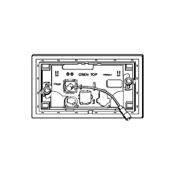Zestaw montażowy VIEGA 86501 (akcesorium) do podwieszanej miski WC tworzywo sztuczne