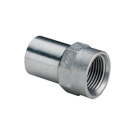 Element wsuwany Sanpress VIEGA 23121 jednoczęściowy, stal nierdzewna / stal nierdzewna, 22 mm, 3/4'' (kw x gw), 50 mm