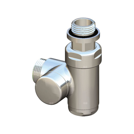 Zawór HERZ De Luxe (wersja prawa) chrom do armatury sanitarnej 1/2 x 1/2 GW-GW