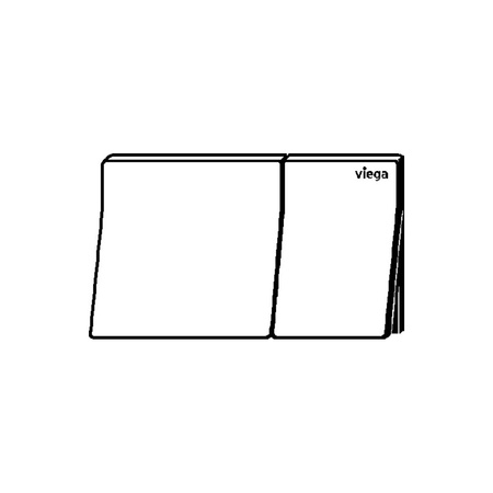 Przycisk uruchamiający do WC Prevista Visign for More 200 nr wzoru 8620.1 płytka maskująca: tworz. szt. czarny klawisz: drewno dąb bejcowany