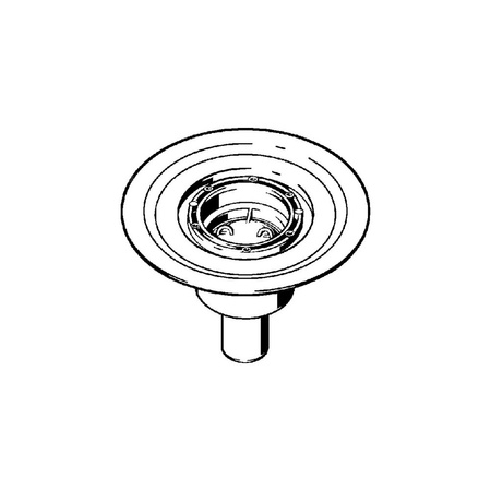 Advantix-korpus odpływu łazienkowego nie występuje: nasadka, nr wzoru 4926.5 DN: 50 odpływ pionowy