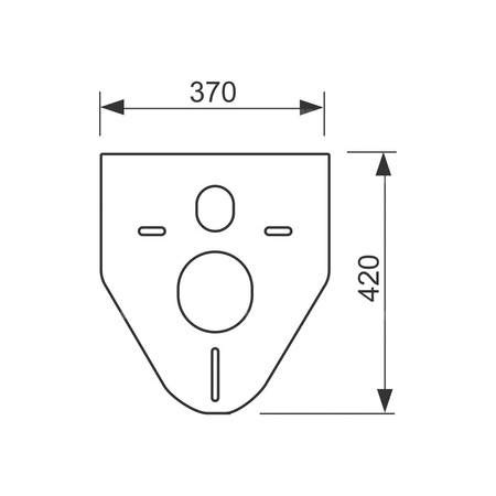 Podkładka izolacyjna do miski ustępowej i bidetu TECE