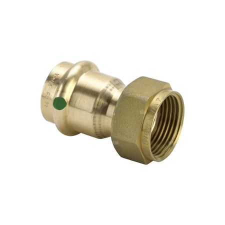 Złącze przyłączeniowe Sanpress VIEGA 2263 jednoczęściowy, brąz (stan surowy) / brąz (stan surowy), 15 mm, 3/8'' (mz x gw), 41 mm