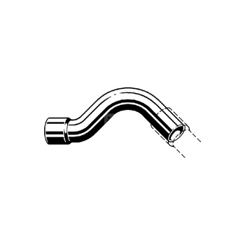 Łuk VIEGA 95086 jednoczęściowy, Cu / Cu, 15 mm (lw x gz), 80 mm, (głębokość: 68 mm) z uszczelką