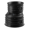 Złącze MAGNAPLAST MAGNACOR MCR redukcja, PP (czarny), DN 400 x DN 200 (ww x wz), do kanalizacji