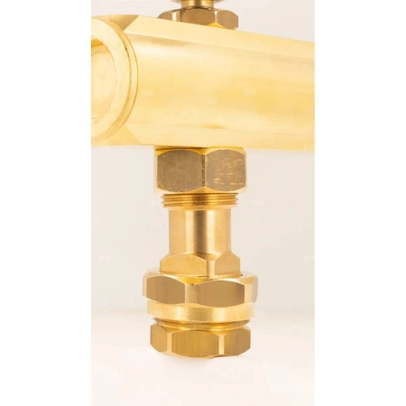 Zespół przyłączeniowy AFRISO BSB 3/4'' GW x szybkozłącze, max. 6 bar + wskaźnik ciśnienia