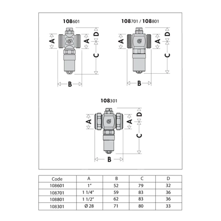 Zawór antyzamarzaniowy 1'' CALEFFI