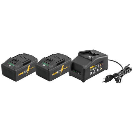REMS Power-Pack 22 V 4,4 Ah + 4,4 Ah + 90 W