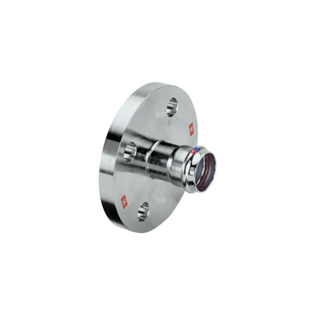 Przejście kołnierzowe z SC-Contur Prestabo VIEGA 1159LF jednoczęściowy, stal (ocynk galwaniczny/elektrolityczny) / stal (ocynk), DN 32 x 35 mm (kołnierz x mz), 70 mm z uszczelką