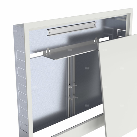 Szafka podtynkowa SP-8/4L (8 obw. c.o./4 obw. z ukł. miesz.) pod listwę sterującą II