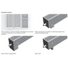 Grzejnik konwektorowy ZEHNDER Stana, wym. 150 x 2600 mm, kolor biały, moc 1625 W