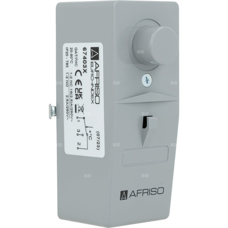 Czujnik temperatury HVAC AFRISO BRC (nastawa wewnętrzna) poł. potrójne, zakres pom. 20-90'C