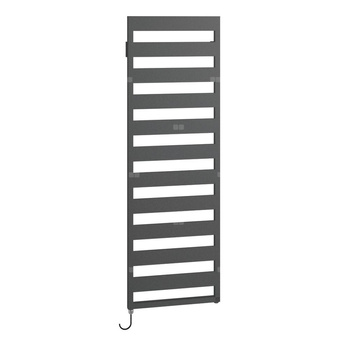 Grzejnik Kermi®Casteo®-E 986x30x500, P=400W, srebro, WRS biały, lewy