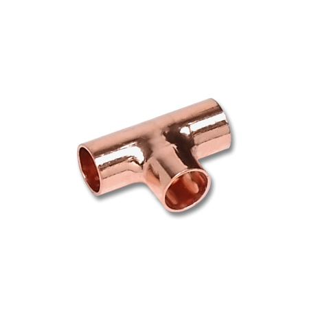 Trójnik SANHA 5130 Cu 88,9 mm x 64 mm x 88,9 mm (lut wewnętrzny)