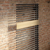 Kermi®Credo®Half®round-E 1800x450x46 800W,srebro/drewno,prawo,WWS biały,SK1