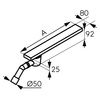 Odpływ liniowy EASY NEW, 60 cm