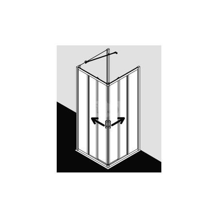 Kermi Wejście naroż Liga E3R 1200x 2000 1175-1200 SIHG ESG Clean