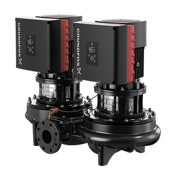 Pompa obiegowa GRUNDFOS TPED 80-270/4 typu in-line z silnikiem znormalizowanym 50/60 Hz, moc silnika 7.5kW 13.6 A PN 16 1455 obr/min