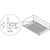 Konwektor Kermi V-Kon S Typ55 BH70x316x1100mm QN1207, weiß, 6 bar, o. Abd., Vent. re