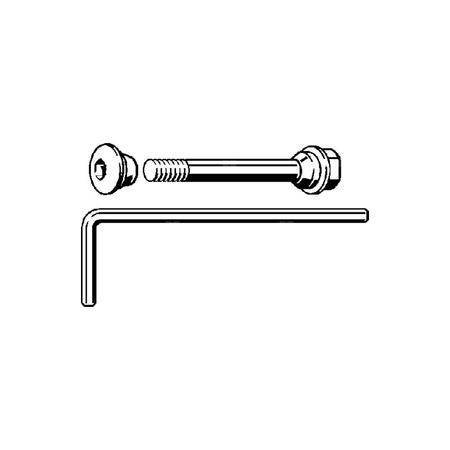 Śruba VIEGA 616193 sześciokątny (heksagonalny) rozm. 4 / dł. 43 mm do metalu