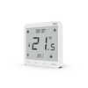 Przewodowy regulator pokojowy dwustanowy (panel przedni ze szkła) biały, model ST-297 v3