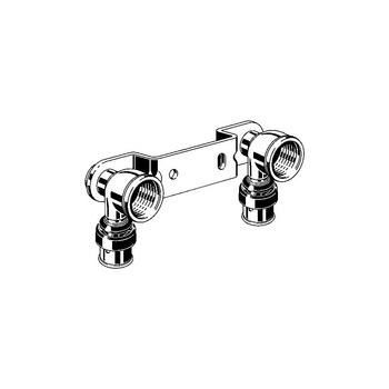 Przyłącze grzejnika VIEGA 6724 brąz 16mm x 1/2''