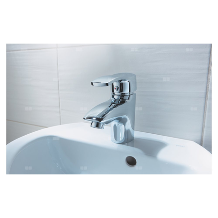 Bateria umywalkowa stojąca KFA Armatura KWARC, chrom, montaż blat / otwór na baterię