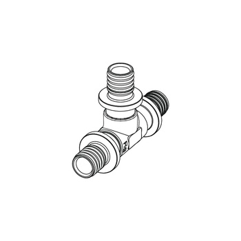 Trójnik TECE flex brąz 20 GZ