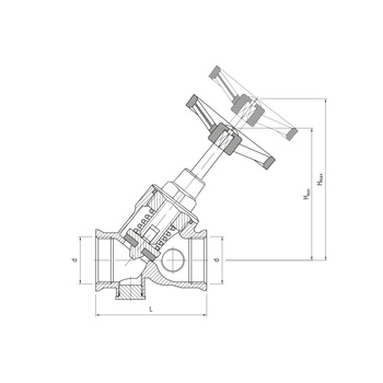 1620 Zawór skośny antyskażeniowy 1 1/4"