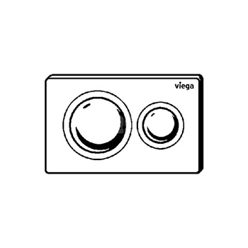 Przycisk uruchamiający do WC Prevista Visign for Style 20 nr wzoru 8610.1 płytka maskująca: tworzywo szt. szlach. matowy klawisz: tworzywo szt. szlach. matowy