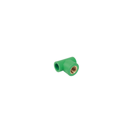 Trójnik GIACOMINI H154 redukcja 90' PP-r 25 mm x 3/4'' x 25 mm (połączenie do spawania/zgrzewania x GW x połączenie do spawania/zgrzewania)