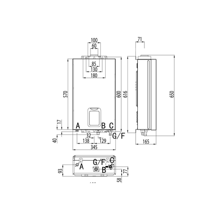 Gazowy przepływowy podgrzewacz wody NEXT EVO X SFT 11 NG EU
