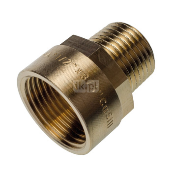 Nypel SANHA PURAFIT redukcja, mosiądz, 3/4'' x 1'' (GW x GZ)