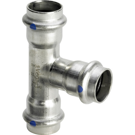 Trójnik VIEGA 2318LF stal nierdzewna 22 mm x 18 mm x 22 mm (mz x mz x mz)